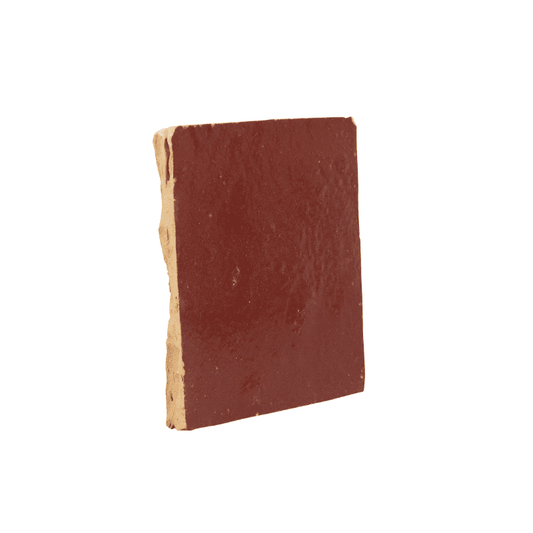 Carrelage Zelliges Fez 10×10 cm Rouge FZ04