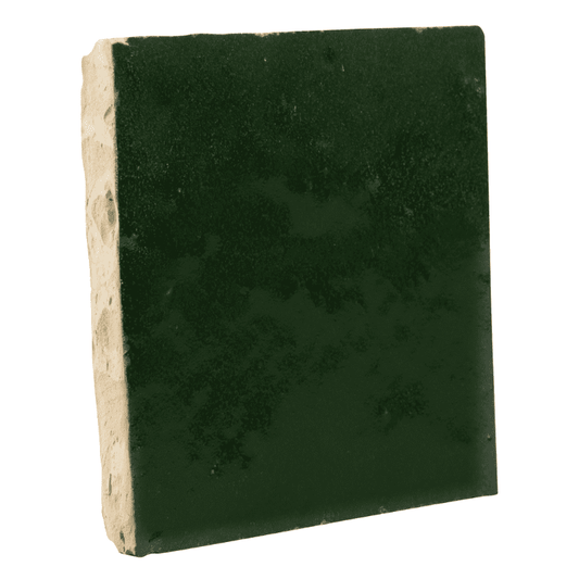 Tegelsample Zelliges Fez | 10×10 cm Donkergroen FZ10