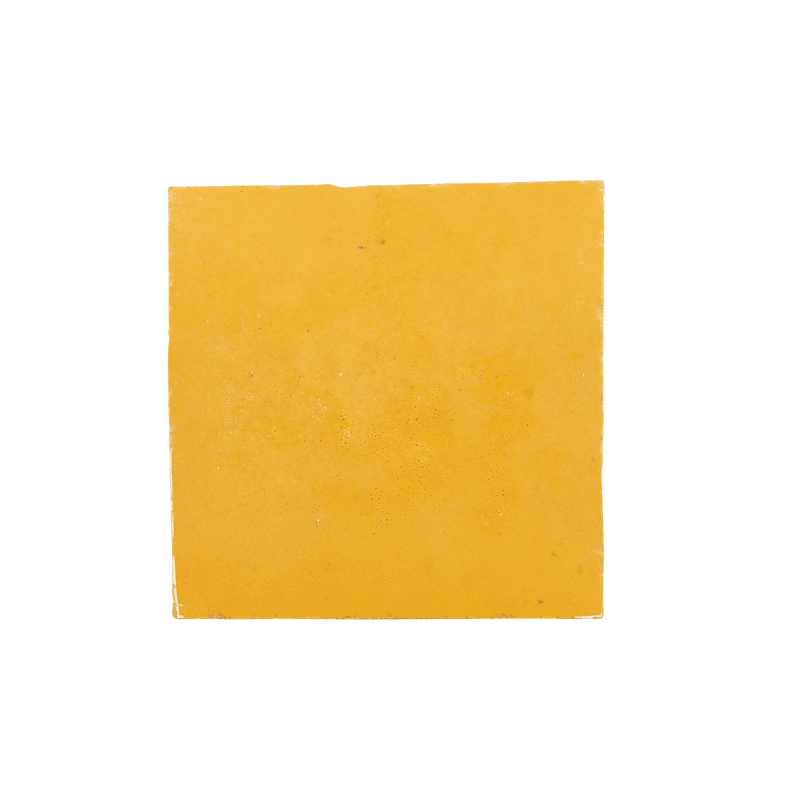 Tegelsample Zelliges Fez | 10x10 cm Geel FZ02