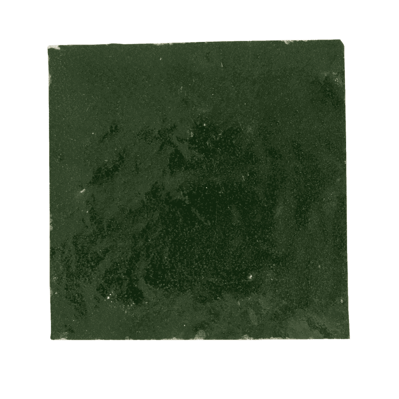 Tegelsample Zelliges Fez | 10×10 cm Donkergroen FZ10