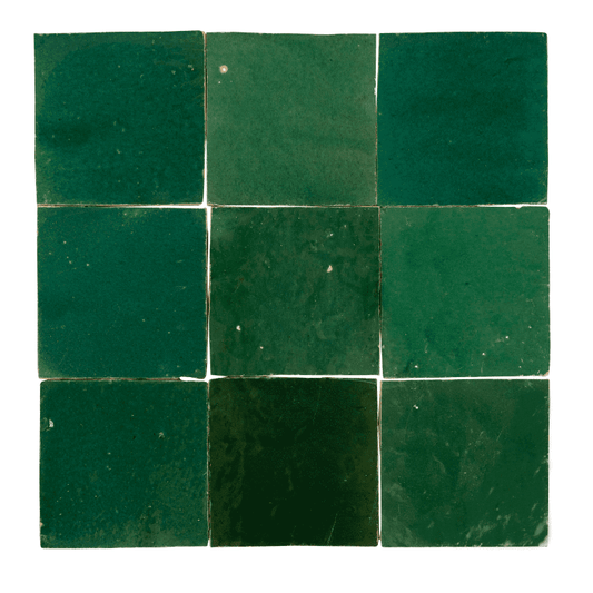 Tegelsample zelliges Tegel Fez | Groen FZ01