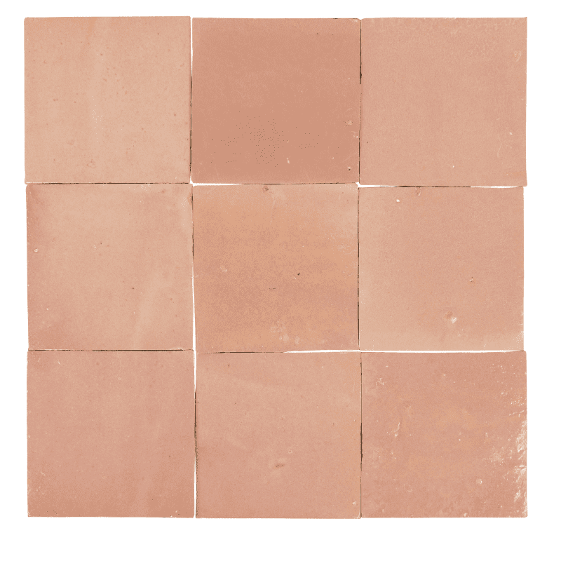 Zelliges Tegel Fez | 10×10 cm Roze FZ03