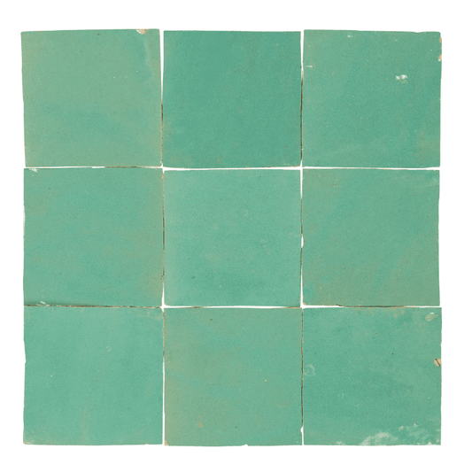 Zelliges Tegel Fez | 10×10 cm Turquoise FZ09