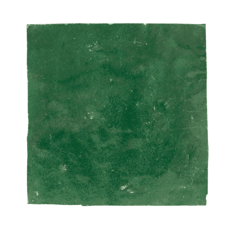 Tegelsample zelliges Tegel Fez | Groen FZ01